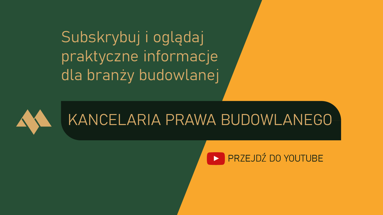 baner kanał youtube - prawo dla budowlańca